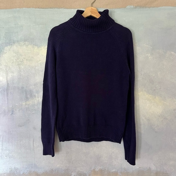 Jeanne Pierre | 100% Cotton Turtleneck Sweater - Picture 1 of 4